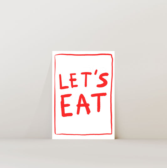 LET'S EAT PRINT