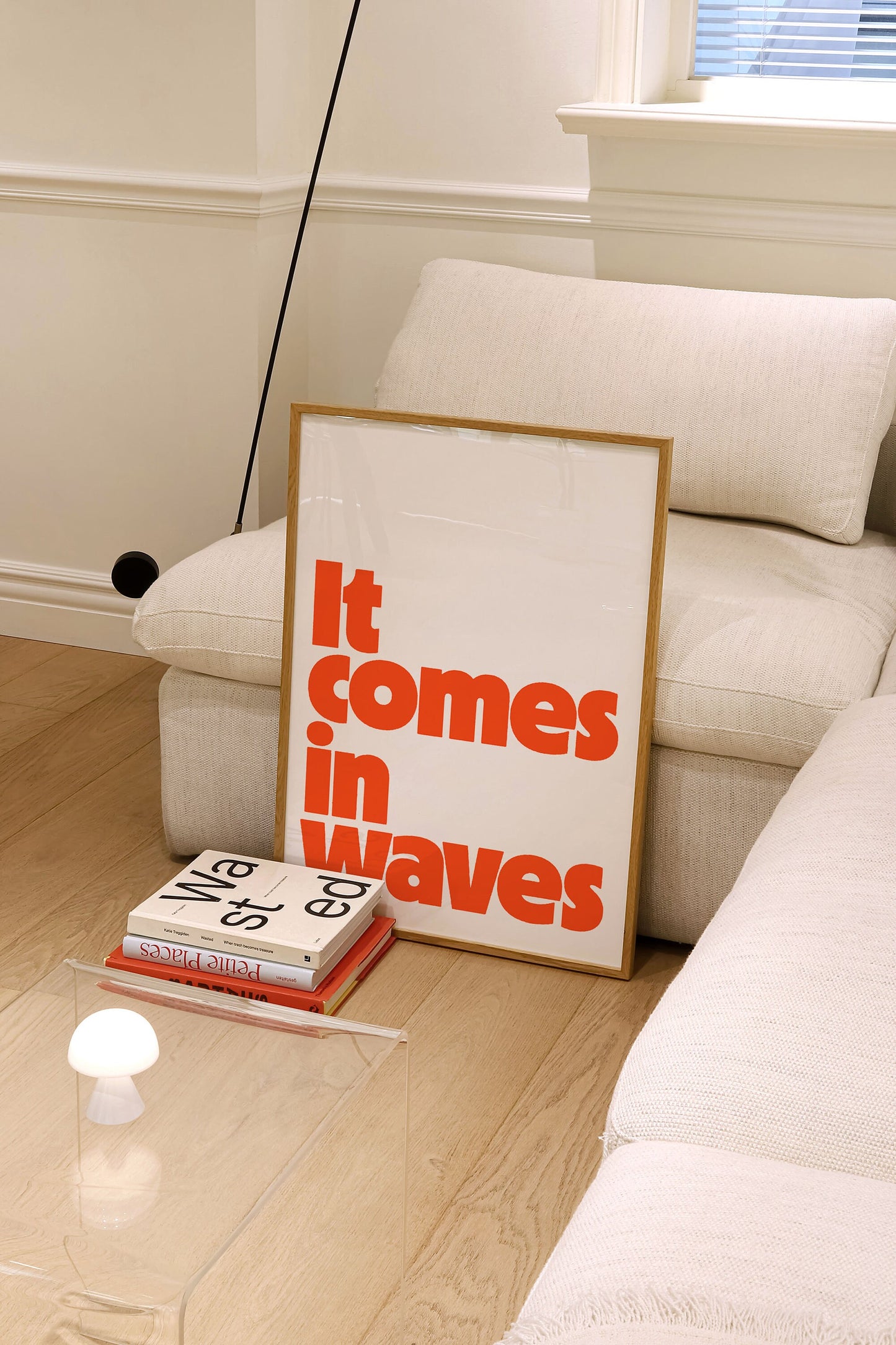 IT COMES IN WAVES PRINT