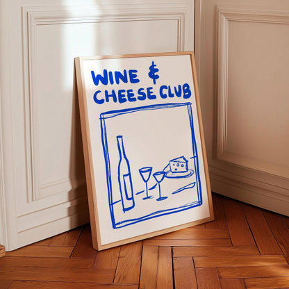 WINE & CHEESE PRINT