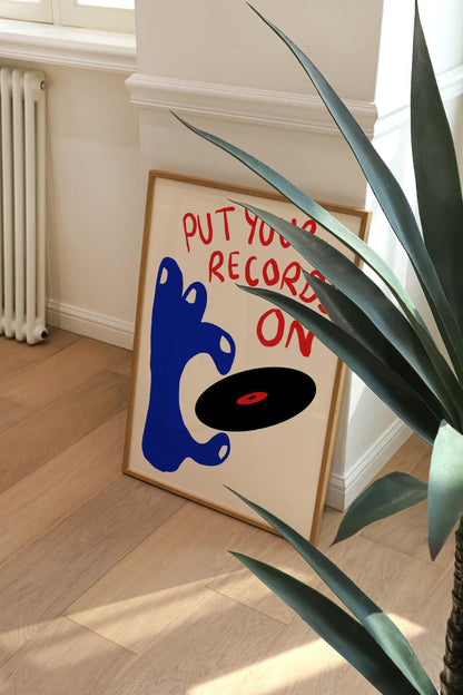 PUT YOUR RECORDS ON PRINT