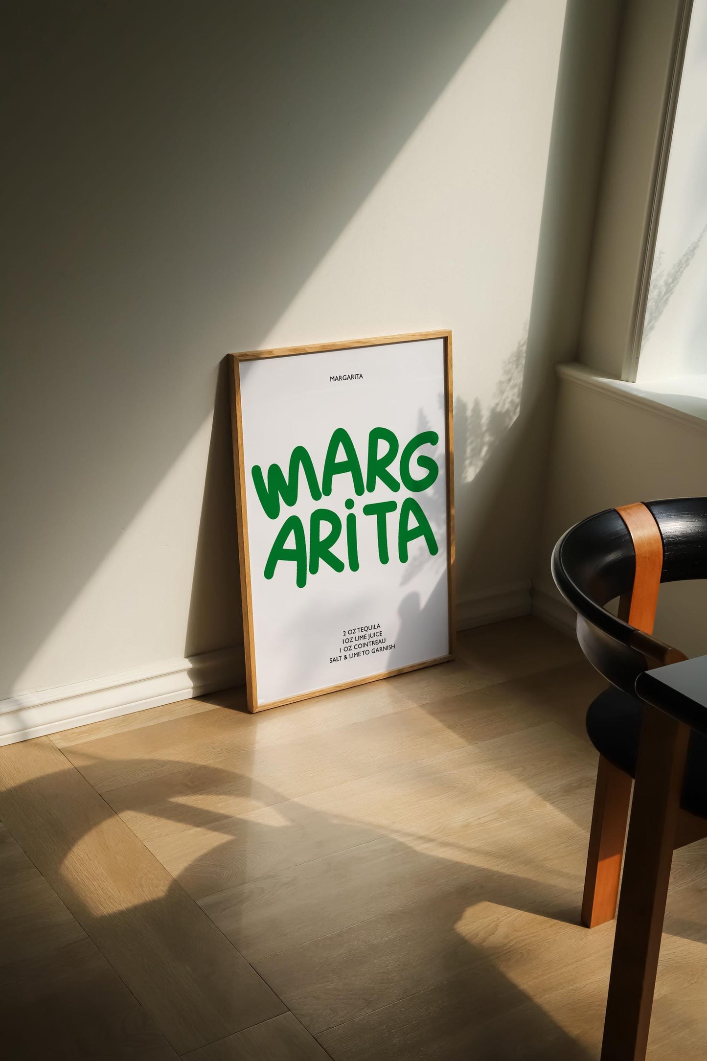 MARGARITA COCKTAIL RECIPE PRINT