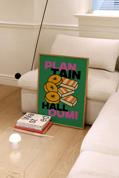 PLANTAIN & HALLOUMI PRINT