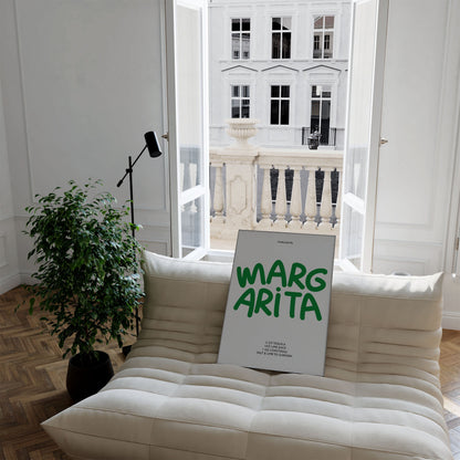 MARGARITA COCKTAIL RECIPE PRINT