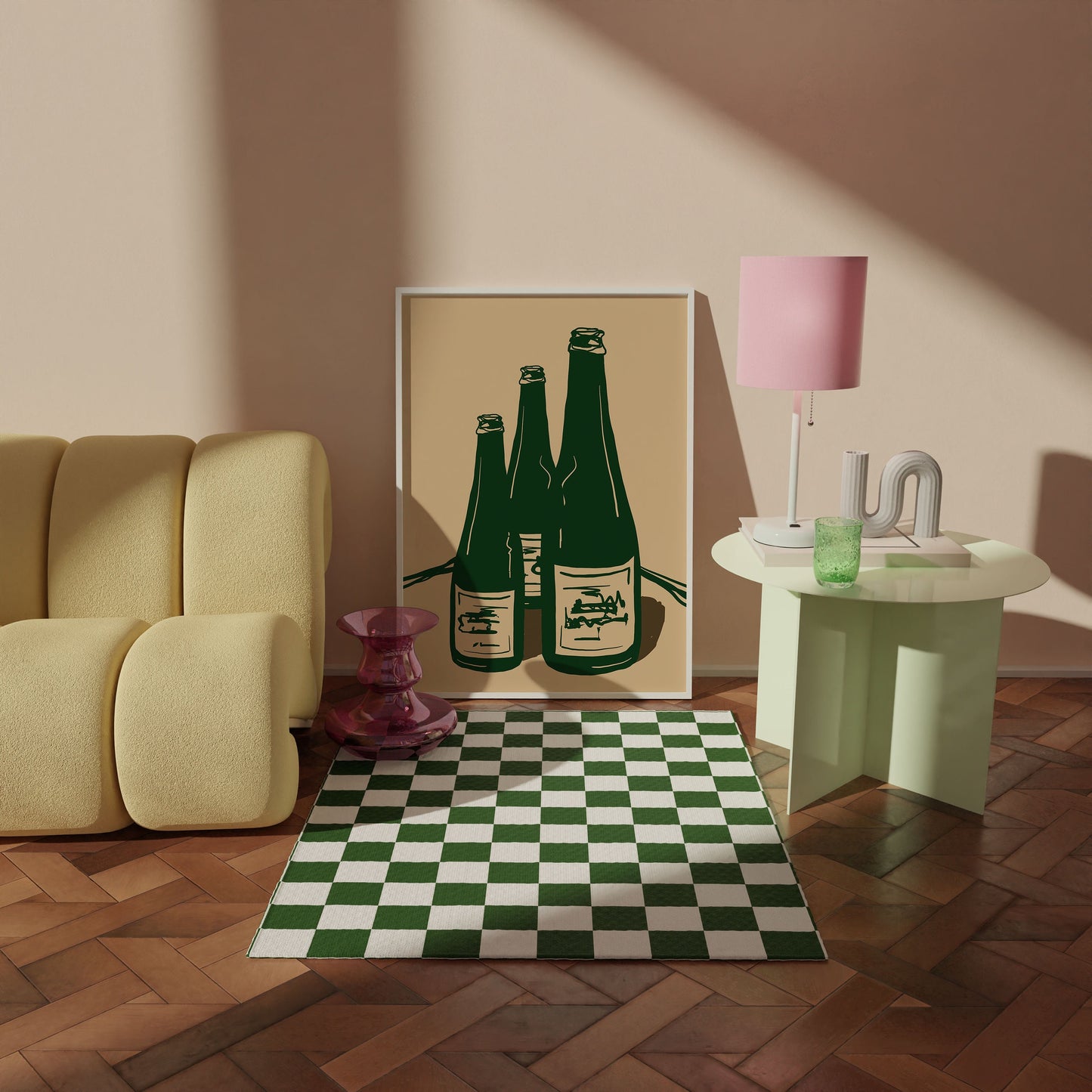 WINE BOTTLES PRINT