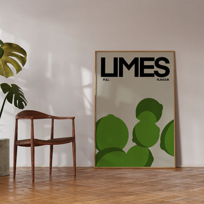JUST LIMES PRINT