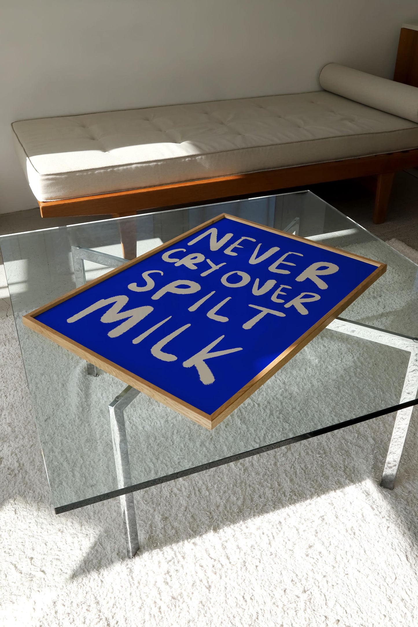 NEVER CRY OVER SPILT MILK PRINT