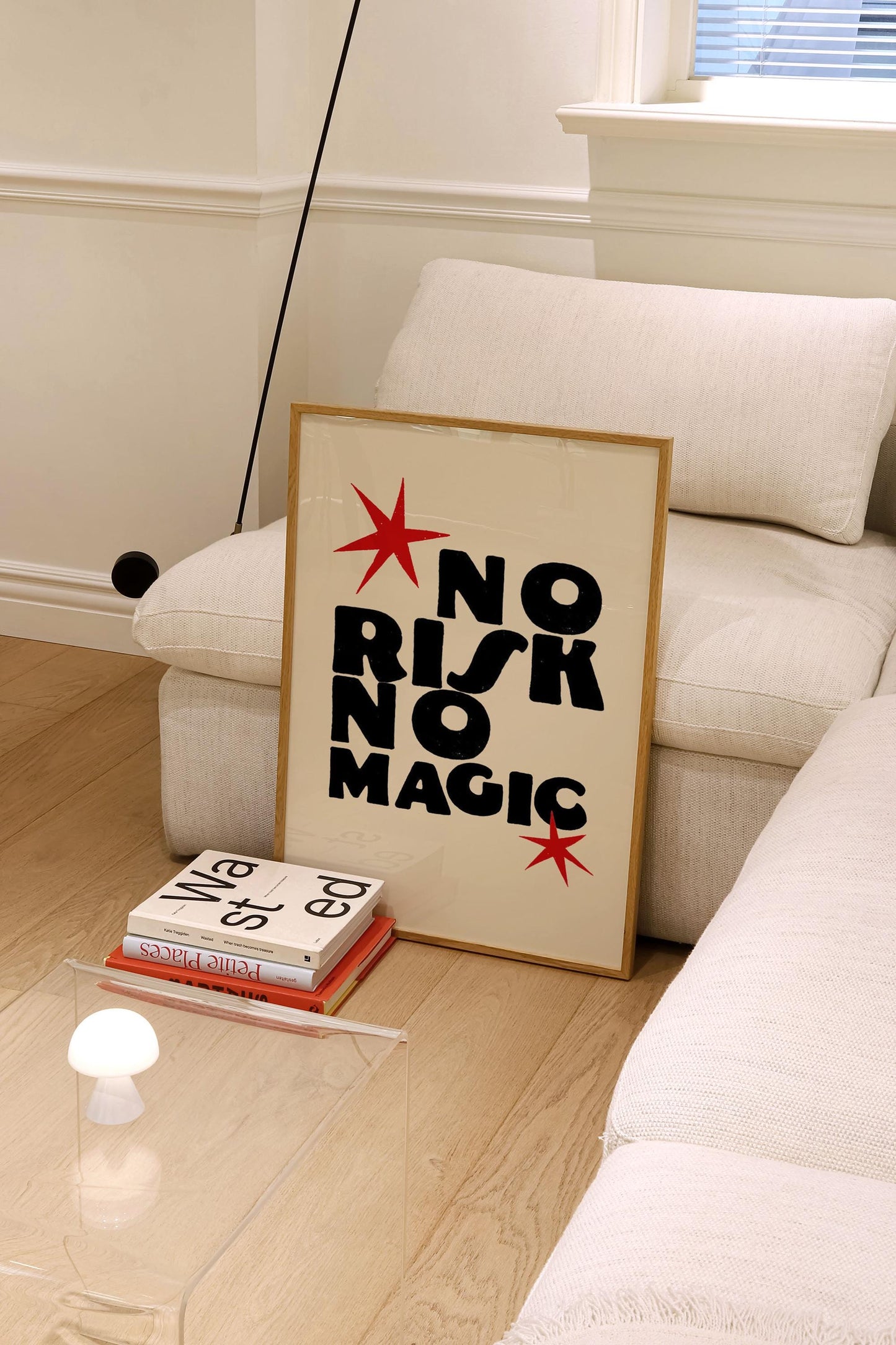 NO RISK NO MAGIC PRINT