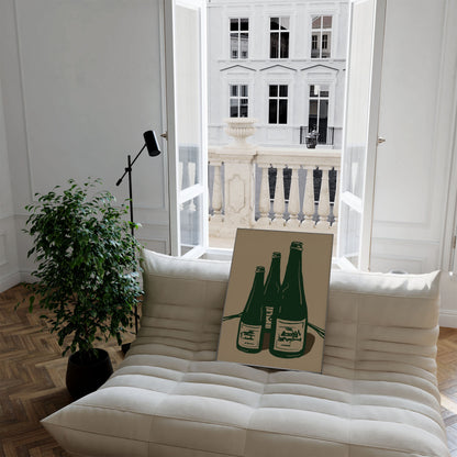 WINE BOTTLES PRINT