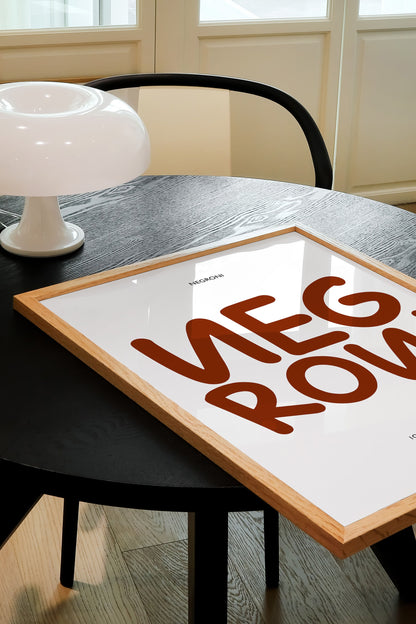 NEGRONI COCKTAIL RECIPE PRINT